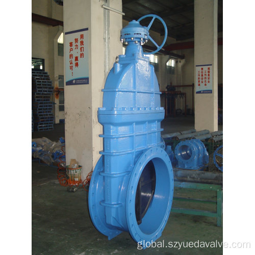 Soft Seated Gate Valve Resilient Seated Gate Valve with Gearbox Expory Coating Supplier